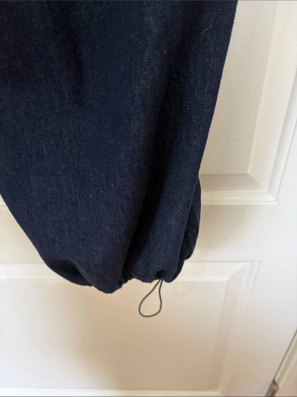 Forever 21 Navy Blue Denim Jogger Pants - Picture 5 of 11